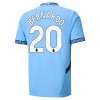 Conjunto (Camiseta+Pantalón Corto) Manchester City Bernardo 20 Primera Equipación 2024-25 - Niño